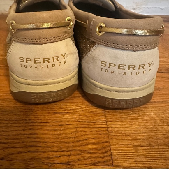 Sperry Top Sider Angelfish Gold Glitter Boat Shoe size 11 - Picture 4 of 12